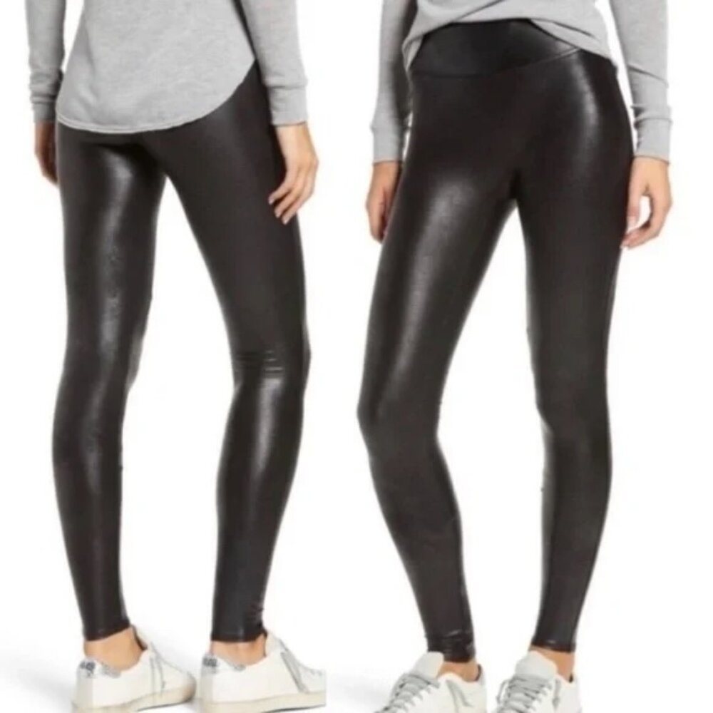 SPANX Faux Leather Leggings
